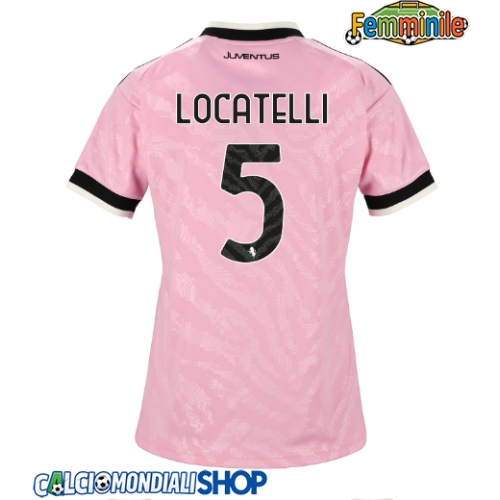 Maglie da calcio Juventus Manuel Locatelli #5 Seconda Maglia Femminile 2026-27 Manica Corta